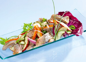 Bunter Kr&auml;uter Matjes-Salat