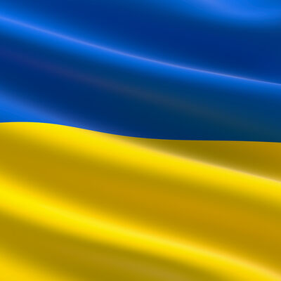 Ukraine Flagge